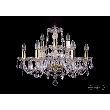 Люстра Bohemia Ivele Crystal 1402/6+3/195/G/Leafs
