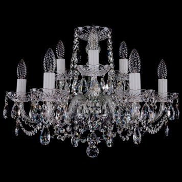 Люстра Bohemia Ivele Crystal 1402/6+3/195/Ni