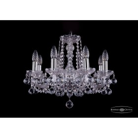 Люстра Bohemia Ivele Crystal 1402/8/160/Ni/Balls