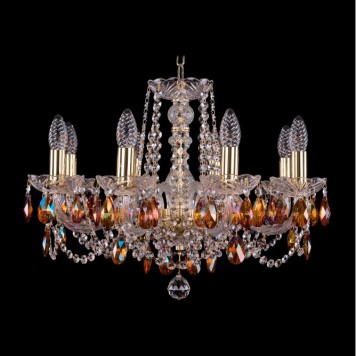 Люстра Bohemia Ivele Crystal 1402/8/195/G/K711