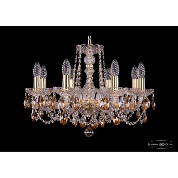Люстра Bohemia Ivele Crystal 1402/8/195/G/K721