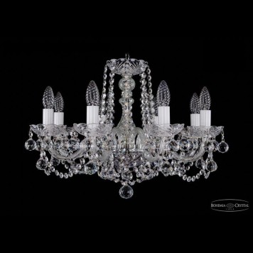 Люстра Bohemia Ivele Crystal 1402/8/195/Ni/Balls