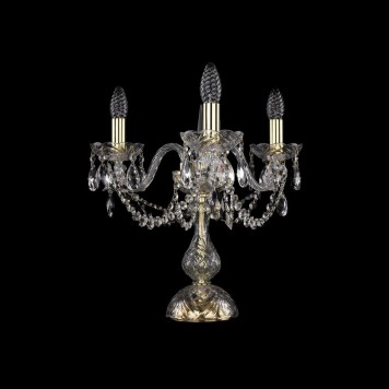 Лампа настольная Bohemia Ivele Crystal 1402L/3/141-39/G
