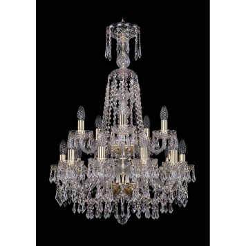 Люстра Bohemia Ivele Crystal 1403/10+5/195/XL-84/2d/G