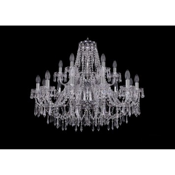 Люстра Bohemia Ivele Crystal 1403/12+6/300/2d/Ni