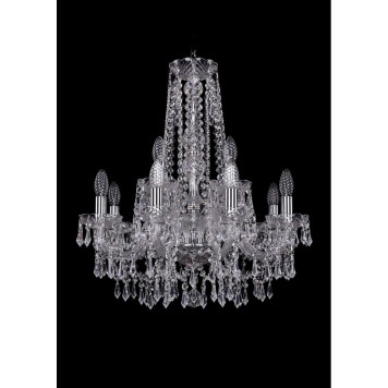 Люстра Bohemia Ivele Crystal 1403/8+4/195/h-60/Ni