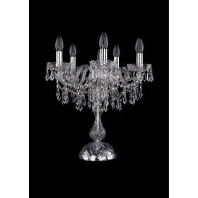 Лампа настольная Bohemia Ivele Crystal 1403L/5/141-47/Ni