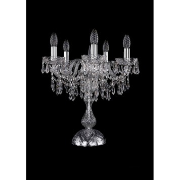 Лампа настольная Bohemia Ivele Crystal 1403L/5/141-47/Ni