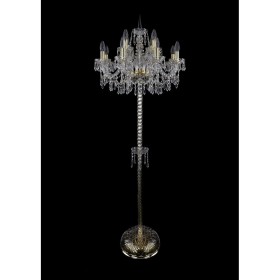 Торшер Bohemia Ivele Crystal 1403T2/8+4/195-165/G