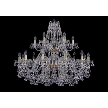 Люстра Bohemia Ivele Crystal 1409/12+6/360/2d/G