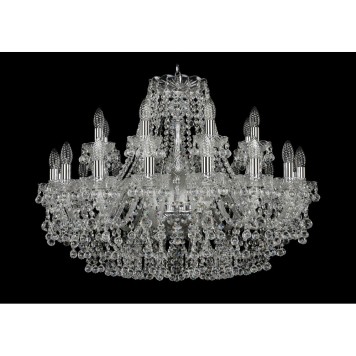Люстра Bohemia Ivele Crystal 1409/16+8/300/Ni
