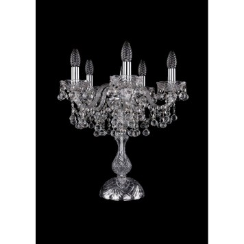 Лампа настольная Bohemia Ivele Crystal 1409L/5/141-47/Ni