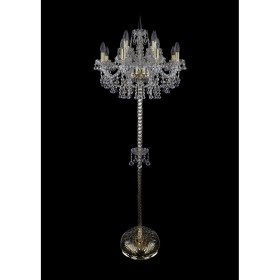 Торшер Bohemia Ivele Crystal 1409T2/8+4/195-165/G