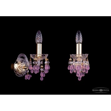 Бра Bohemia Ivele Crystal 1410/1/G/V7010