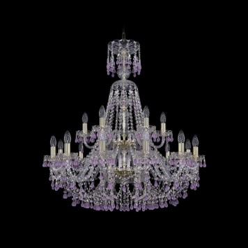 Люстра Bohemia Ivele Crystal 1410/12+6/300/XL-95/2d/G/V7010