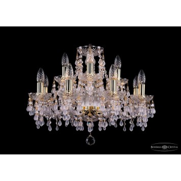 Люстра Bohemia Ivele Crystal 1410/8+4/195/G/V0300