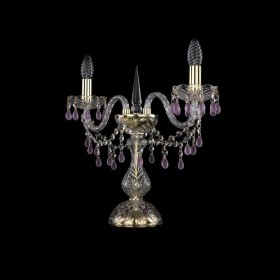 Лампа настольная Bohemia Ivele Crystal 1410L/2/141-39/G/V7010