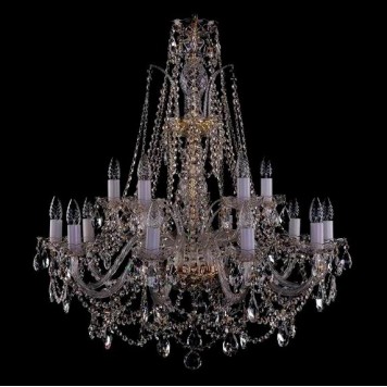 Люстра Bohemia Ivele Crystal 1411/10+5/300/G