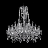 Люстра Bohemia Ivele Crystal 1411/12+6/240/h-80/Ni