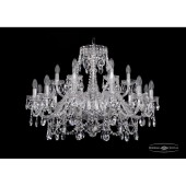 Люстра Bohemia Ivele Crystal 1411/12+6/300/Ni