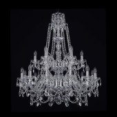 Люстра Bohemia Ivele Crystal 1411/12+6/300/XL-99/2d/Ni
