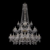 Люстра Bohemia Ivele Crystal 1411/20+10+5/530/h-202/3d/G
