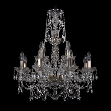 Люстра Bohemia Ivele Crystal 1411/8+4/195/XL-65/Pa