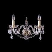 Бра Bohemia Ivele Crystal 1411B/2/160/G/Leafs