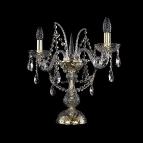 Лампа настольная Bohemia Ivele Crystal 1411L/2/141-39/G