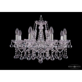 Люстра Bohemia Ivele Crystal 1413/8/200/Ni/Balls