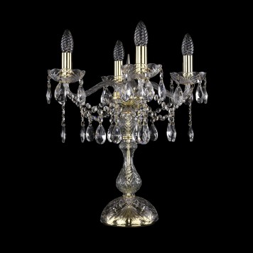 Лампа настольная Bohemia Ivele Crystal 1413L/4/141-47/G