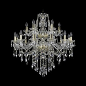 Люстра Bohemia Ivele Crystal 1415/12+6/300/2d/G