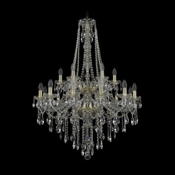 Люстра Bohemia Ivele Crystal 1415/12+6/300/h-112/2d/G