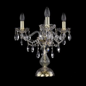 Лампа настольная Bohemia Ivele Crystal 1415L/3/141-39/G