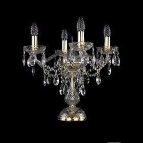 Лампа настольная Bohemia Ivele Crystal 1415L/4/141-39/G