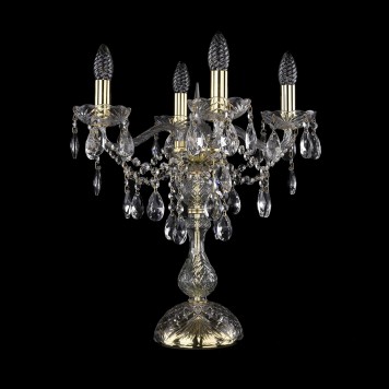 Лампа настольная Bohemia Ivele Crystal 1415L/4/141-47/G