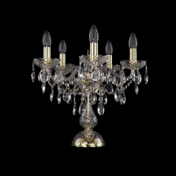 Лампа настольная Bohemia Ivele Crystal 1415L/5/141-39/G