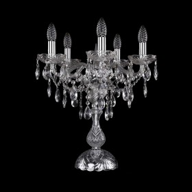 Лампа настольная Bohemia Ivele Crystal 1415L/5/141-47/Ni