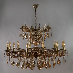 Люстра Brizzi 2128/12+12 PB Honey Leaf