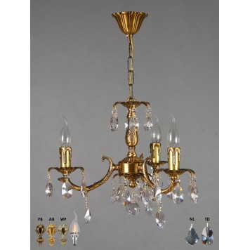 Люстра Brizzi 2226/3 AB Tear Drop-2