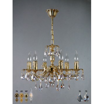 Люстра Brizzi 2226/6 WP Tear Drop-2