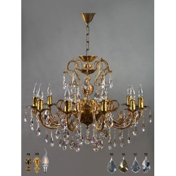 Люстра Brizzi 8888/10 AB-2