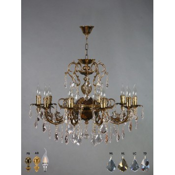 Люстра Brizzi 8888/10 PB-1