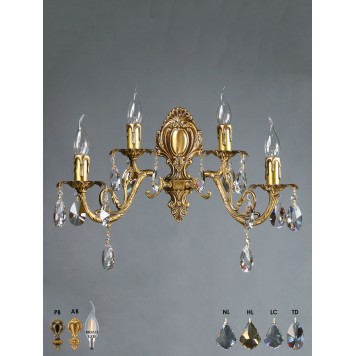 Бра Brizzi 8888/2+2 AB-1