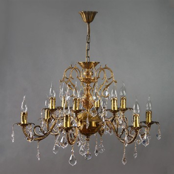 Люстра Brizzi 8888/6+6 AB Leaf Crystal