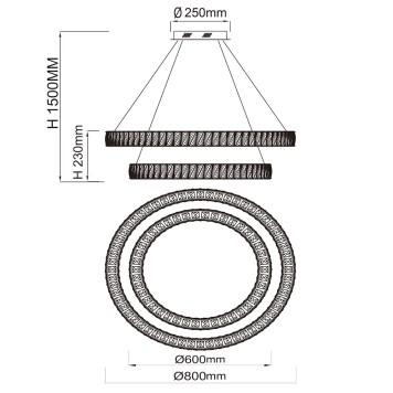 Люстра Chiaro Гослар 5 498012202-7