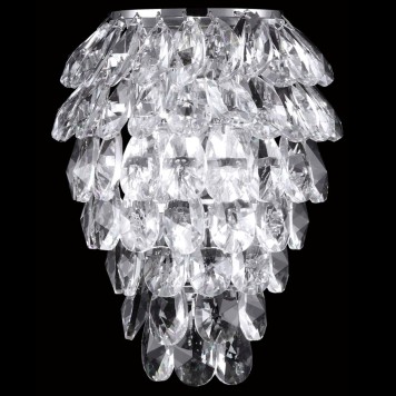 Бра Crystal Lux CHARME AP2+2 LED CHROME/TRANSPARENT