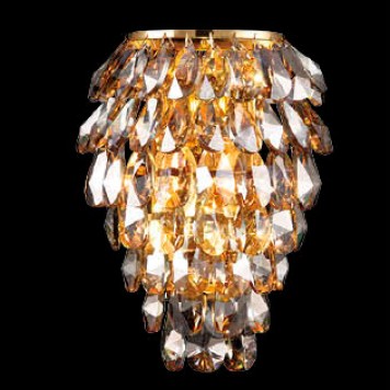 Бра Crystal Lux CHARME AP2+2 LED Gold/Amber