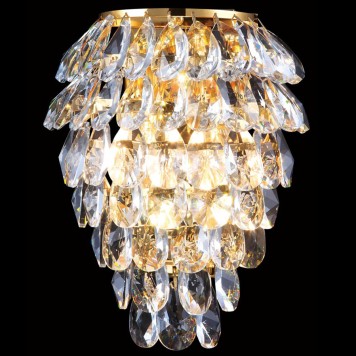 Бра Crystal Lux CHARME AP2+2 LED GOLD/TRANSPARENT