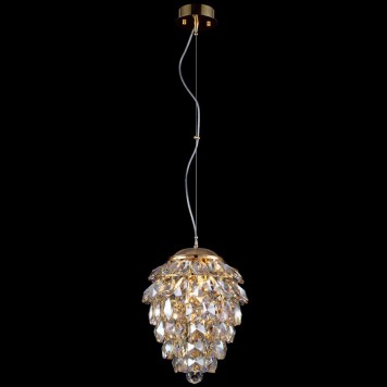 Люстра Crystal Lux CHARME SP1+1 LED Gold/Amber